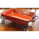 Park Designs 479-110m Rectangle Baker Accent Red.